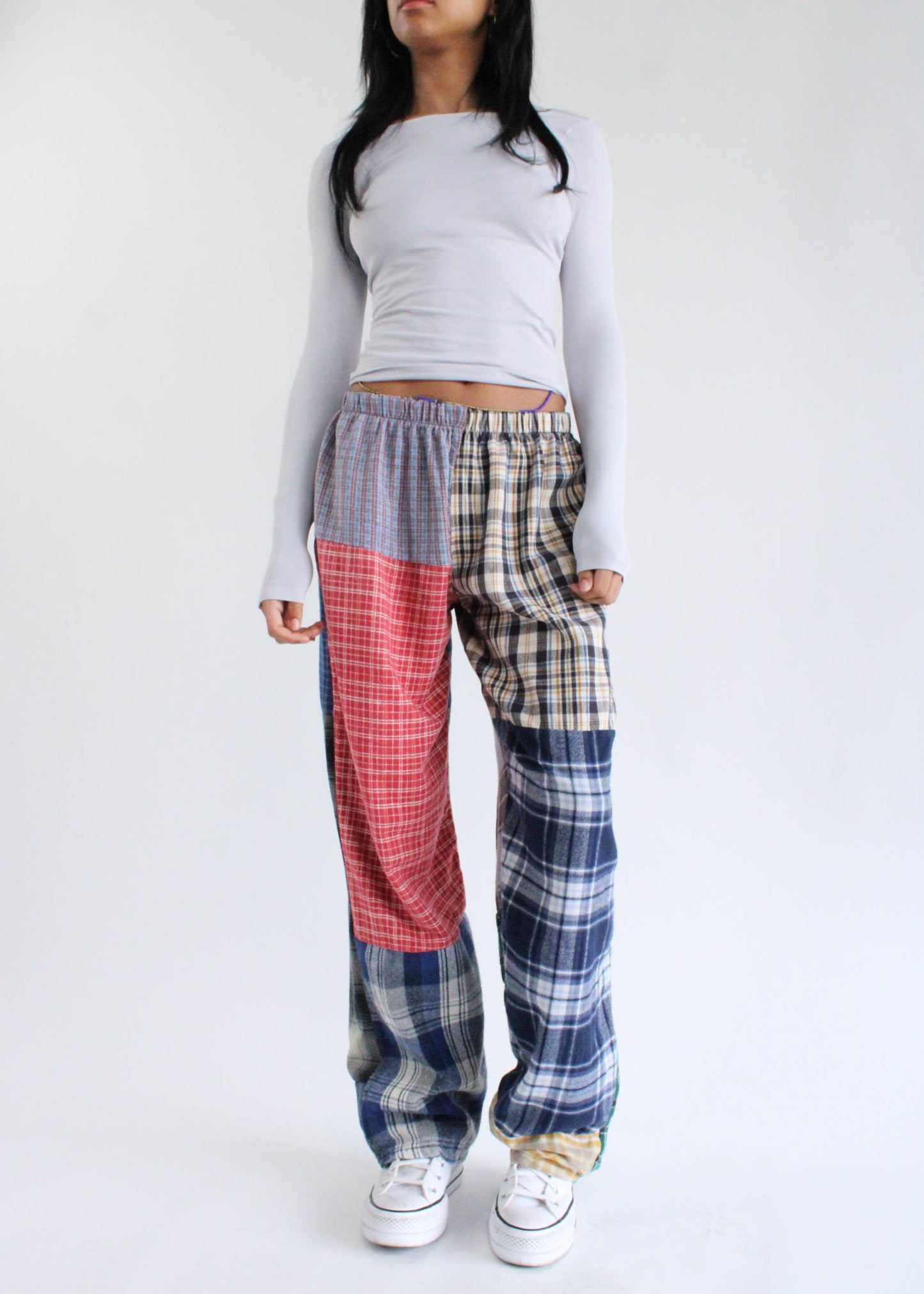 Reworked Upcycled Flannel Pajama Pants