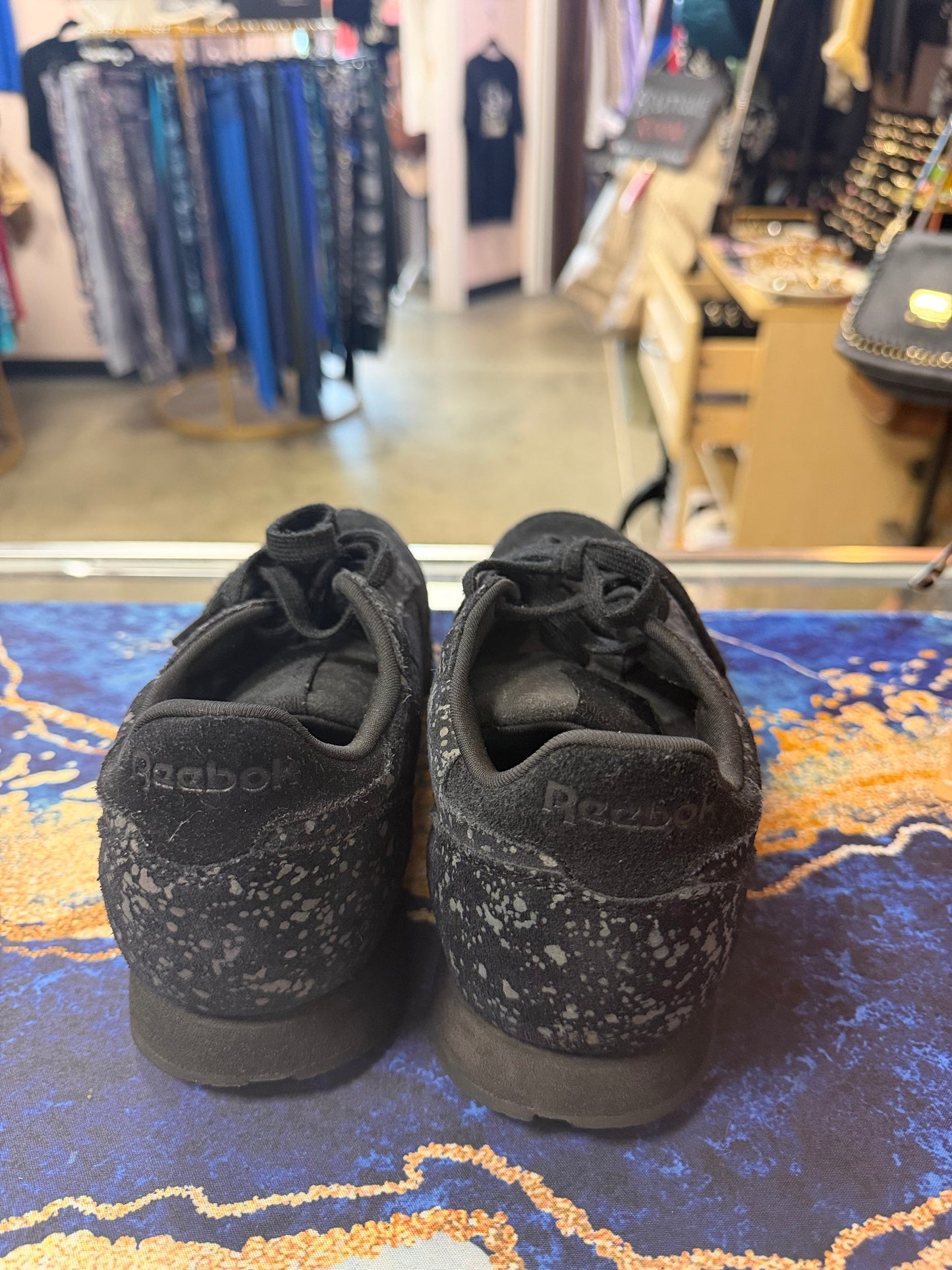 (6 WMN) Reebok Classic Leather IR BS7885 Black Suede Lifestyle