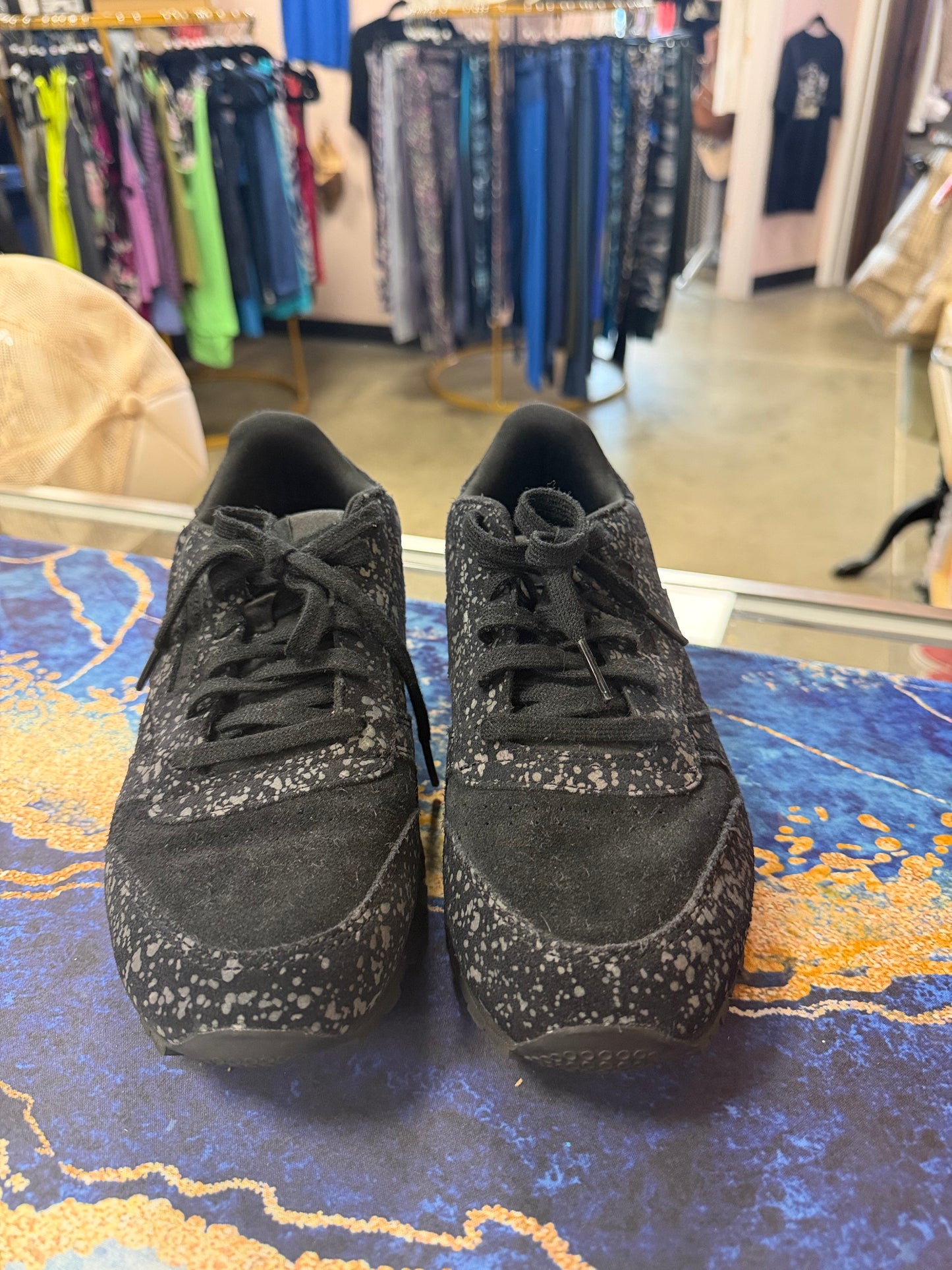 (6 WMN) Reebok Classic Leather IR BS7885 Black Suede Lifestyle