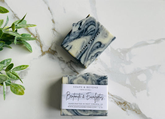 Bentonite Clay & Eucalyptus Soap Bar 100% Natural
