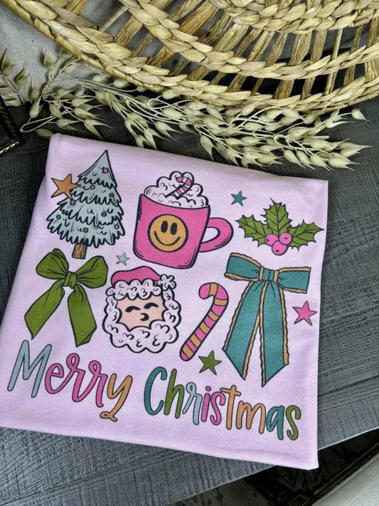 Merry Christmas Collage (Gildan Tee) **pre order**