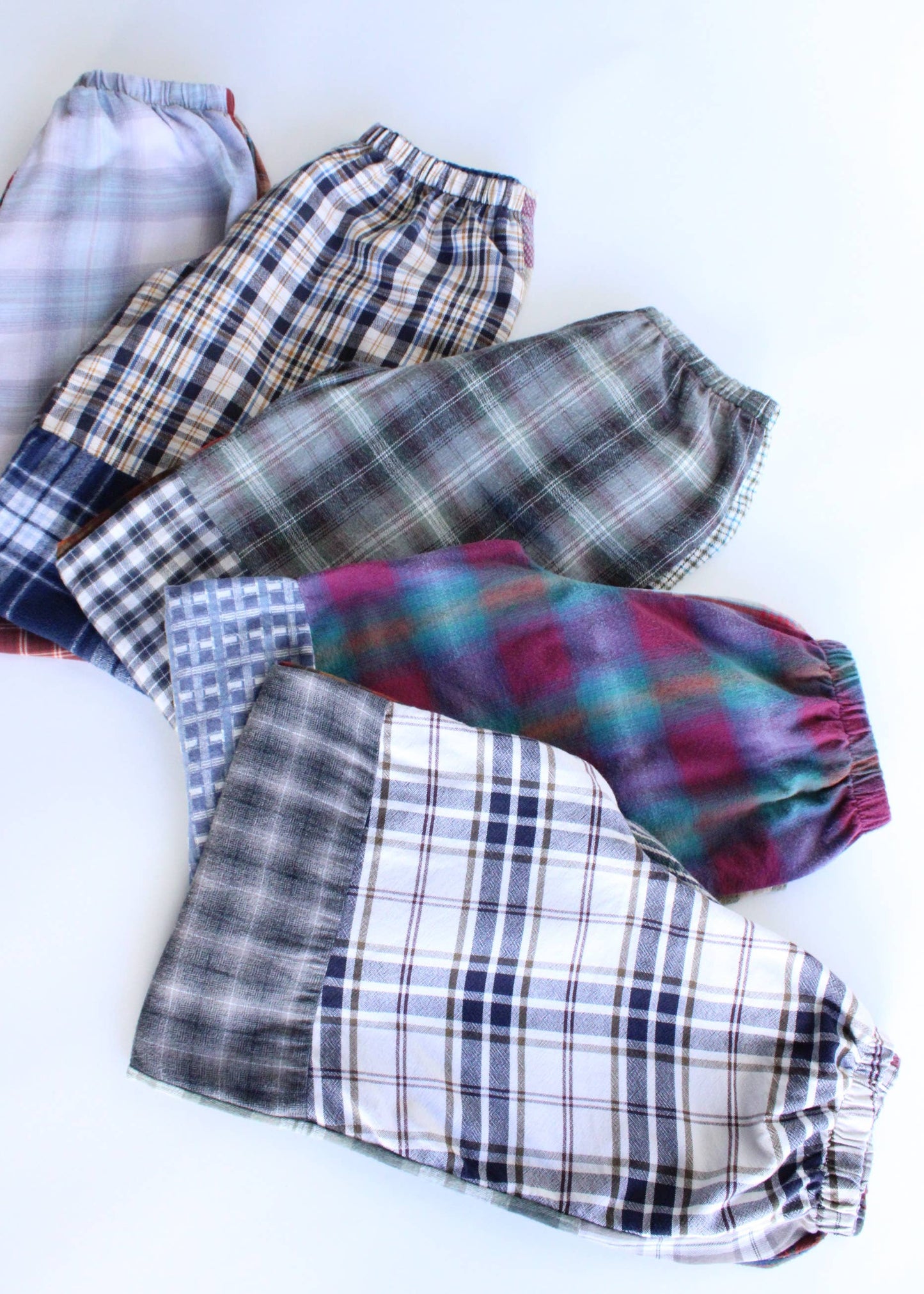 Reworked Upcycled Flannel Pajama Pants