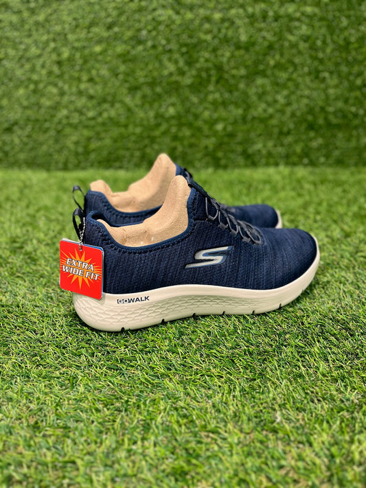 Sketcher Gonalk Flex Navy Size 8