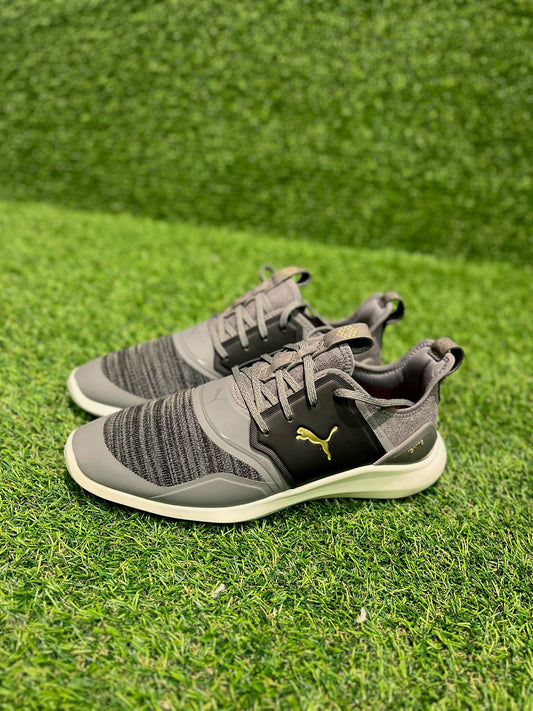 PUMA IGNITE BLK/GRY SIZE 7