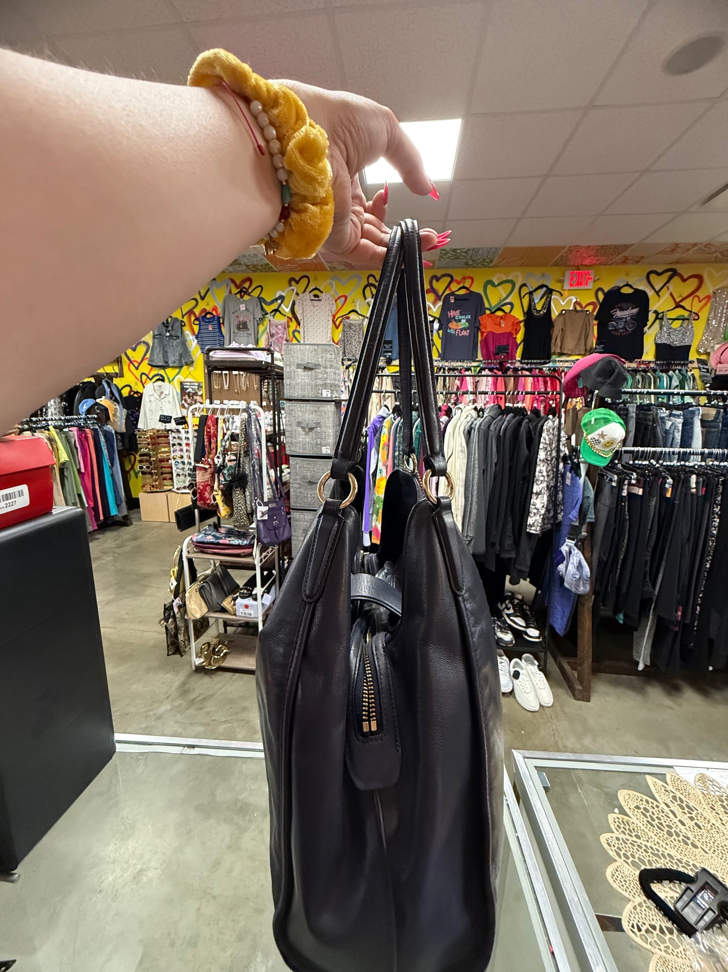 Coach Madison Carlyle Hobo Bag – Midnight Blue Smooth Leather **AUTHENTICATED**