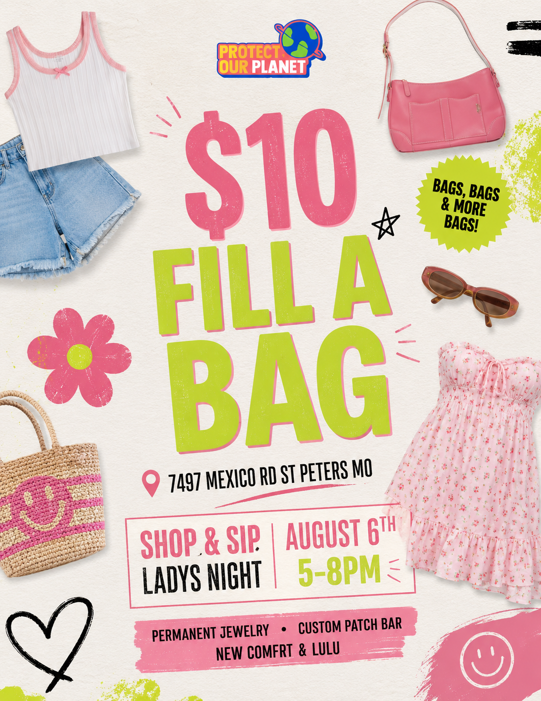 $10 FILL A BAG PRESALE 8/6 @ 5-8PM