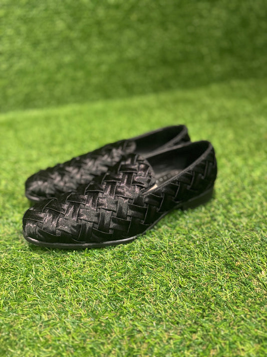 STACY ADAMS BLACK DRESS SHOE 9.5