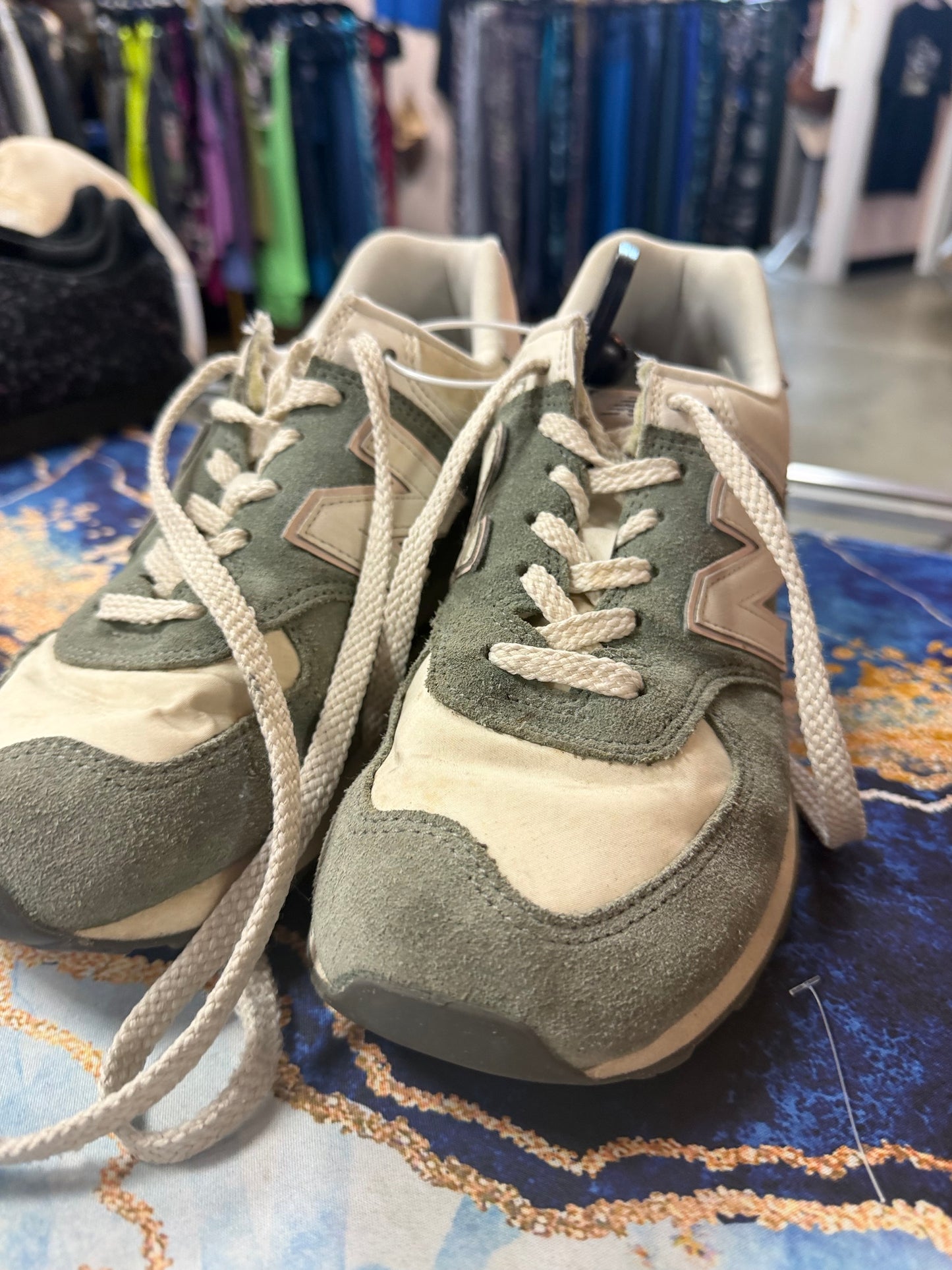 (9W/7.5M) NEW BALANCE 574 DARK JUNIPER