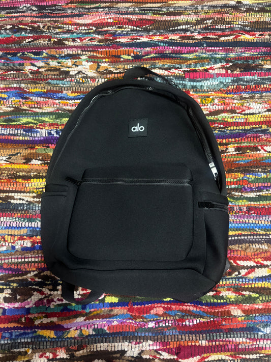 Original Alo Yoga Stow Backpack Black Neoprene **NWT**