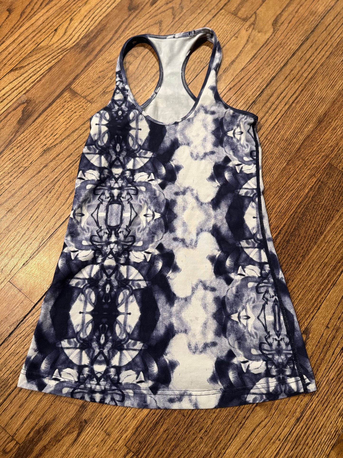 (SZ4) Lululemon Cool Racerback Ink Blot Deep Indigo