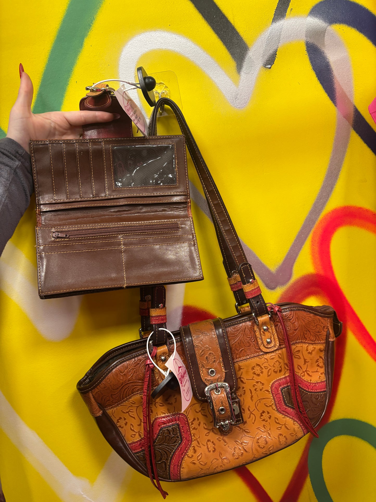 Vintage M.C Marc Chantal shoulder bag - Wallet is included