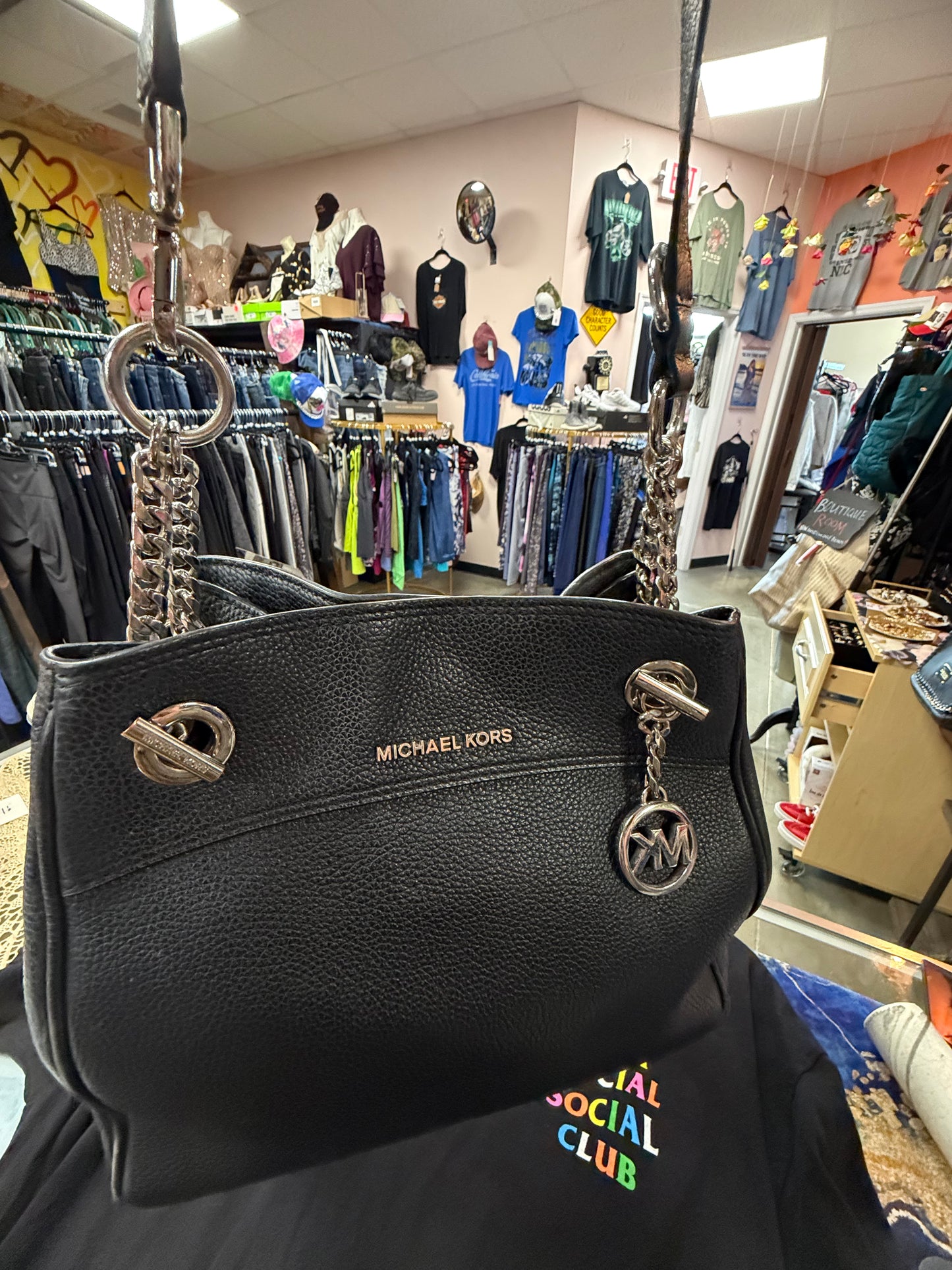 Michael Kors Jet Set Chain Legacy Shoulder Bag Black