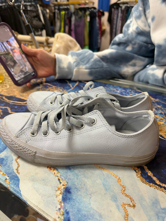 (M5/W7) Converse All Star Leather Blue “CHUCKS”