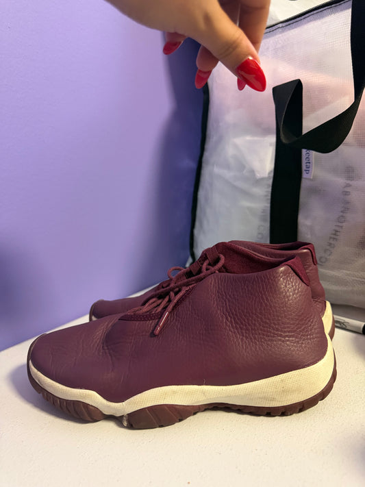 (7.5 WMNS) Nike Air Jordan Future Bordeaux Phantom Leather Sneakers Shoes