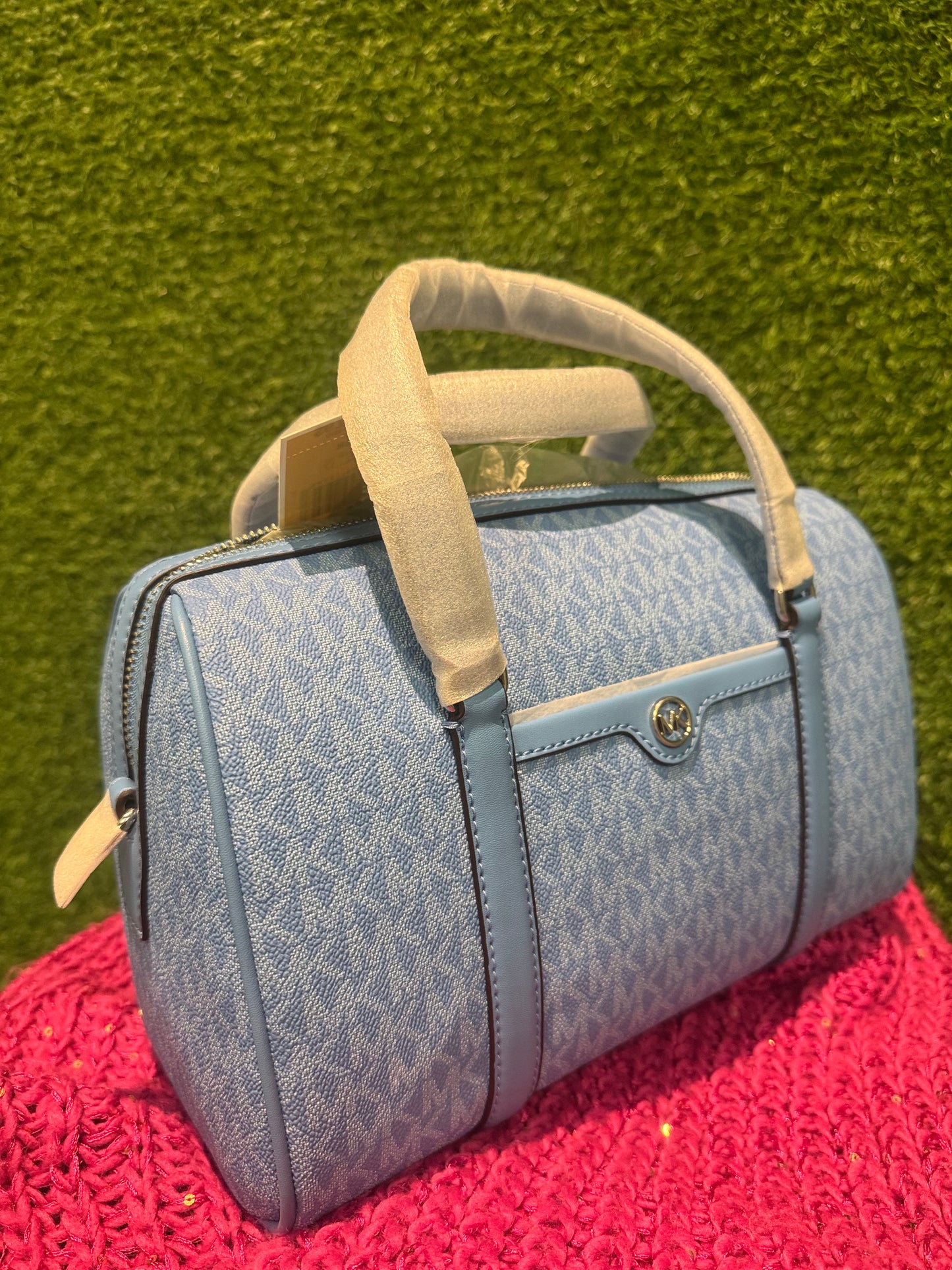MK BLUE HANDBAG