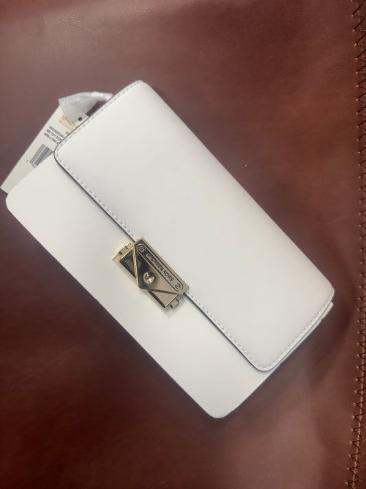 MK White Purse Clutch