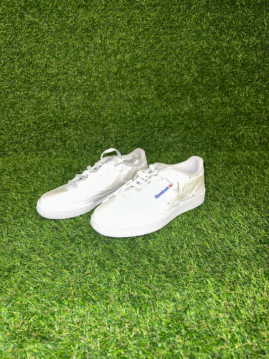 Reebok White Leather Paintable Layers Sneakers Size 9.5
