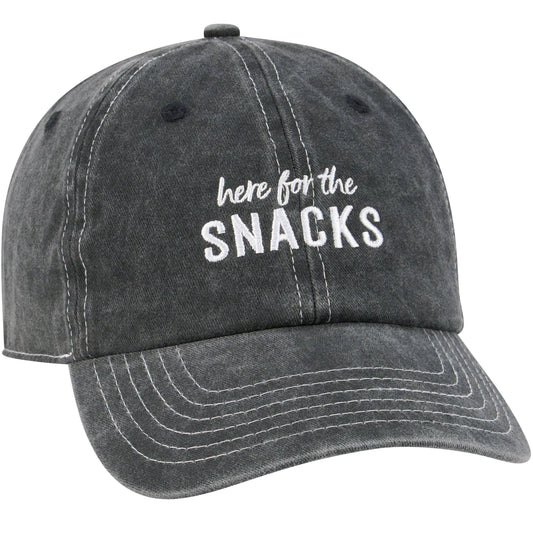 Here For The Snacks Baseball Cap