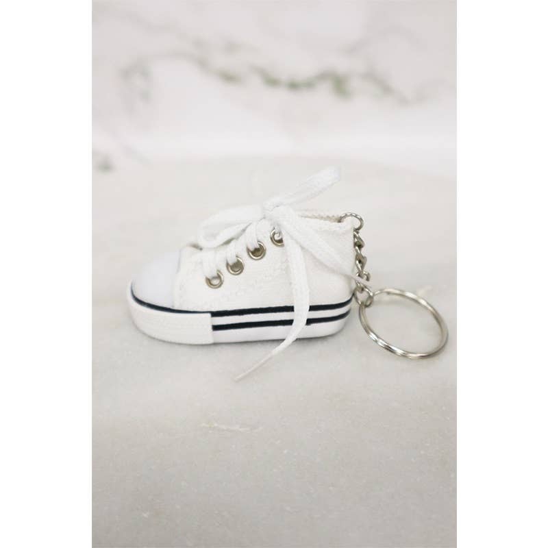 Canvas Rubber Sole Sneakers Novelty Key Chain
