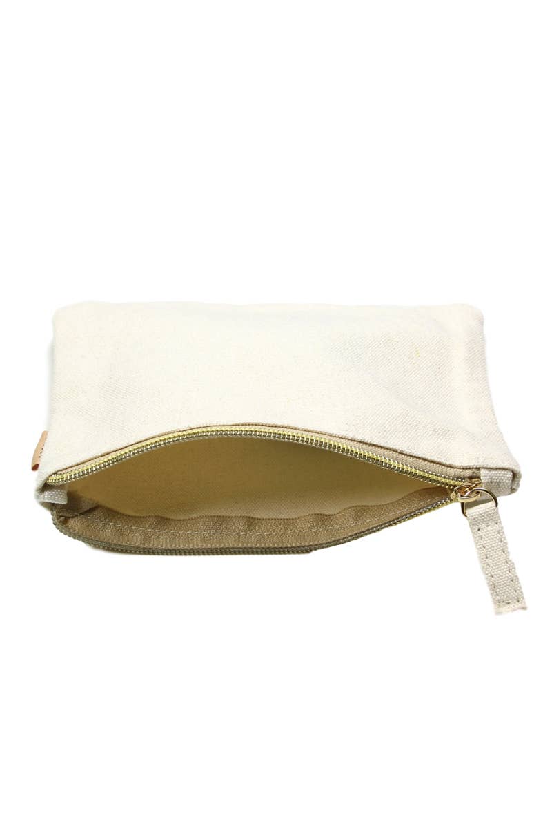 Multi Print Cotton Canvas Eco Pouch Bags
