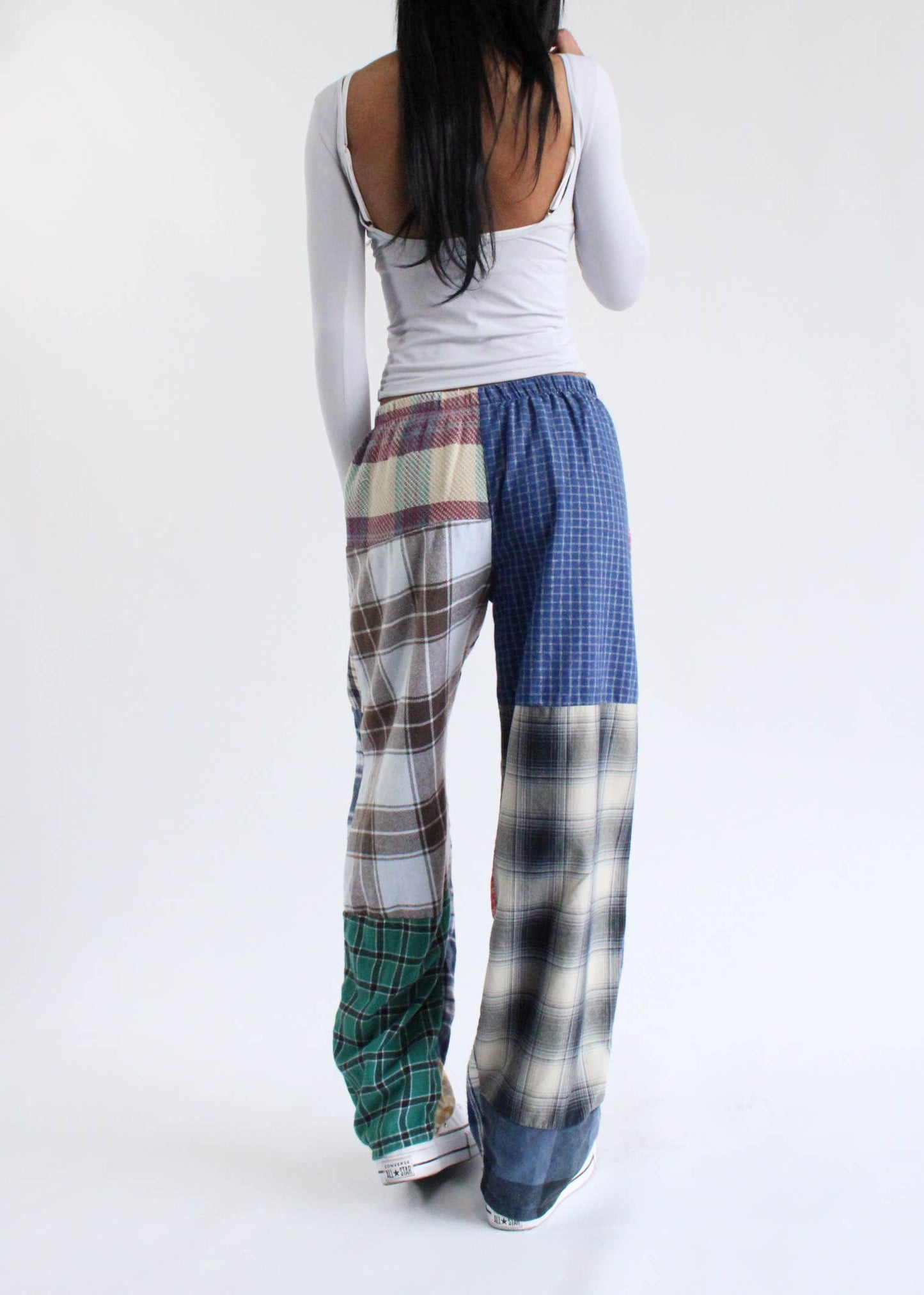 Reworked Upcycled Flannel Pajama Pants