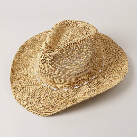 Eco-Friendly Straw Panama Adjustable Hat