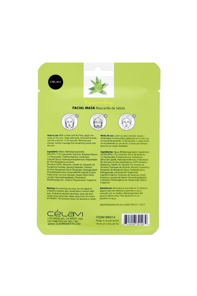 Aloe Vera Facial Mask Rejuvenating