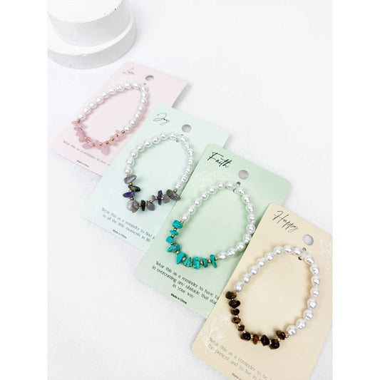 Inspirational Two Tone Bracelet