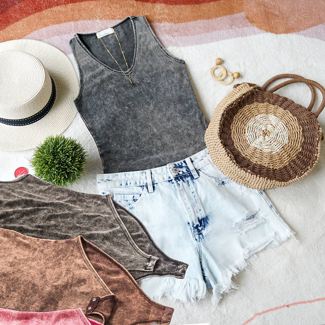 Vintage Washed Cotton Bodysuit
